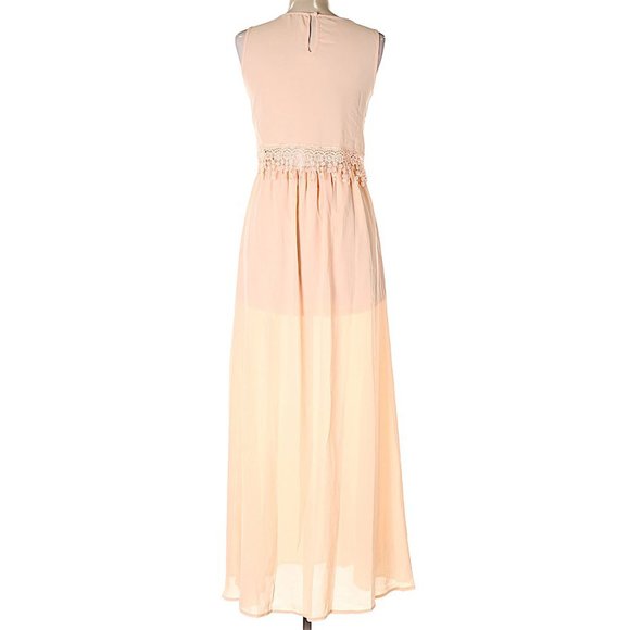 Marineblu Lace with Cut Out Back Maxi Dress - Picture 2 of 3